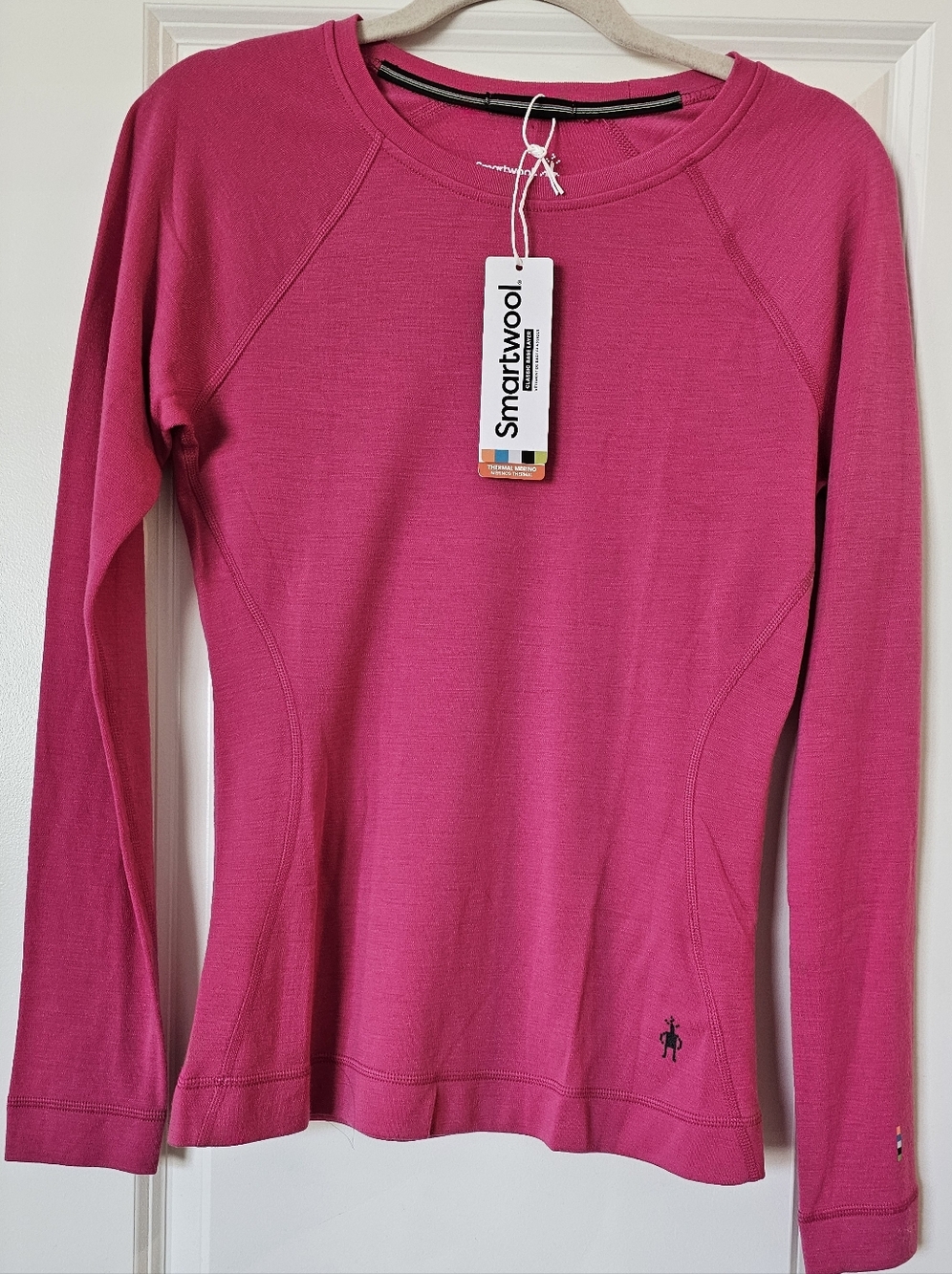 Smartwool Merino 250 Base Layer Women’s Small Pink Thermal Long Sleeve Gorpcore